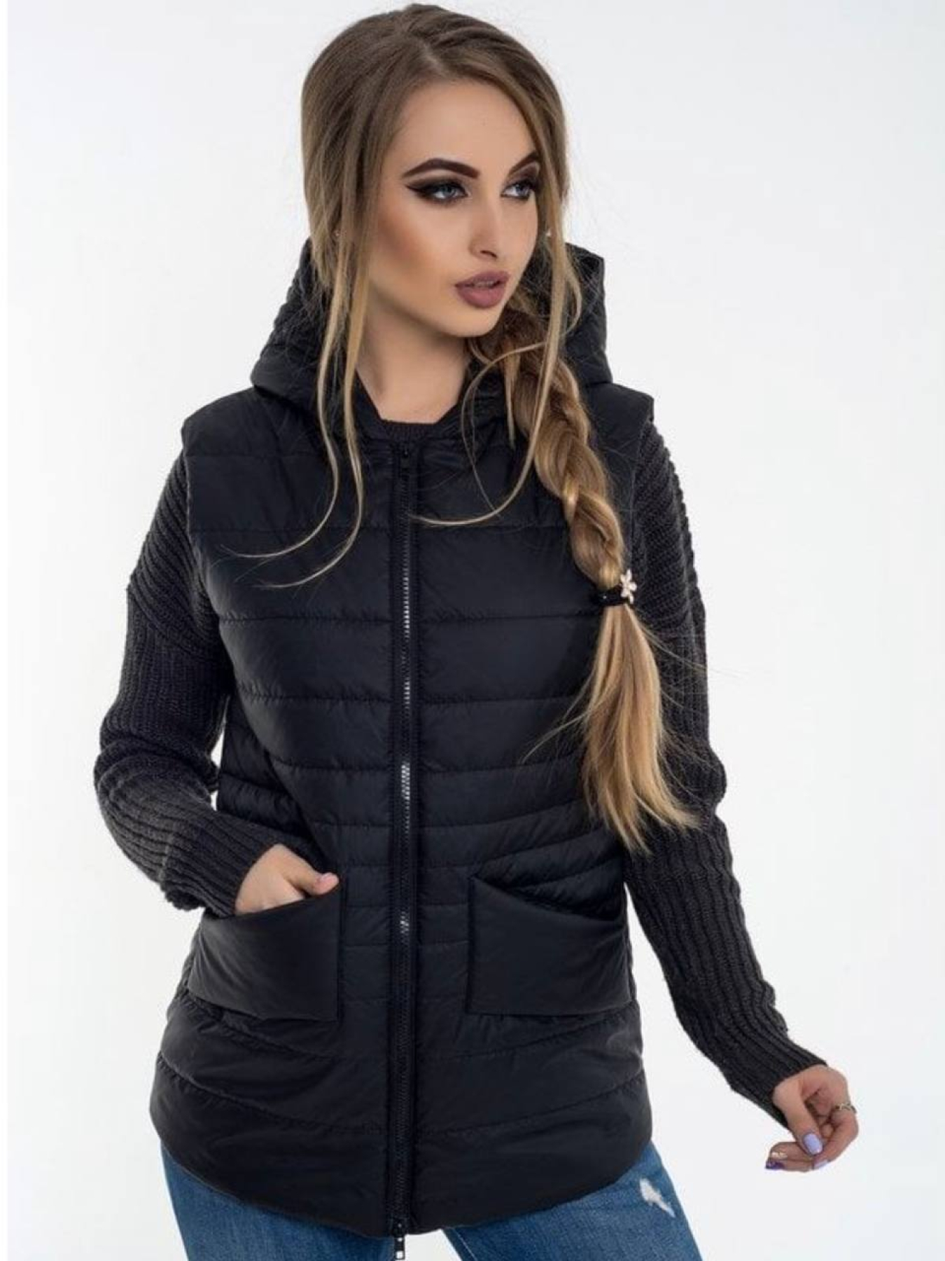 Жилет с утеплителем UVENTUM модель 00118-mt-BLCK Фото