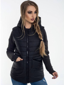 Жилет с утеплителем UVENTUM модель 00118-mt-BLCK Фото