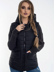 Жилет с утеплителем UVENTUM модель 00118-mt-BLCK Фото