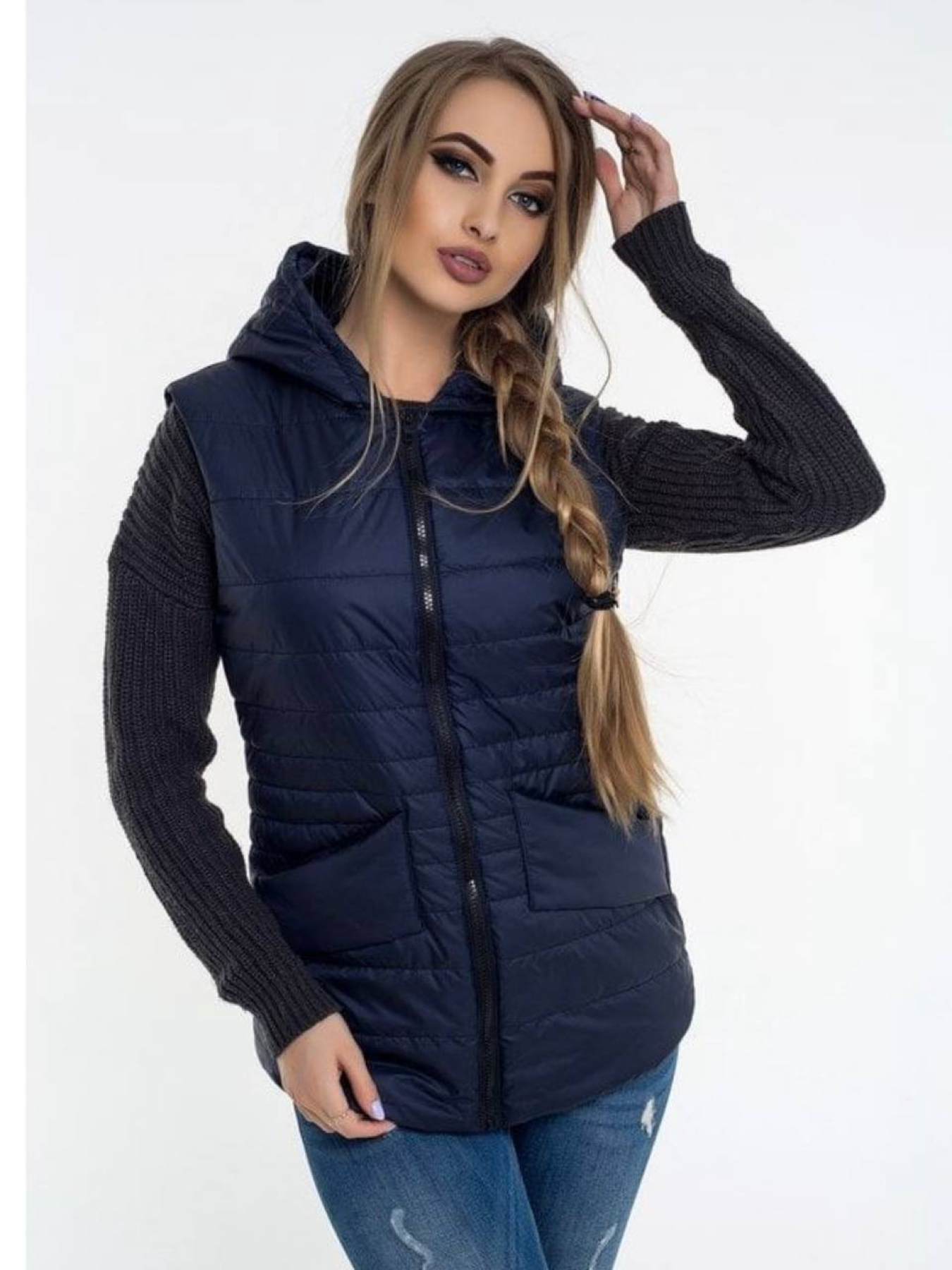 Жилет с утеплителем UVENTUM модель 00118-mt-BLU Фото