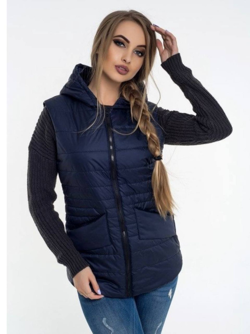 Жилет с утеплителем UVENTUM модель 00118-mt-BLU Фото