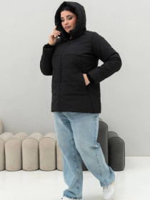 Демисезонная куртка UVENTUM модель 0009-mt-BLCK Фото