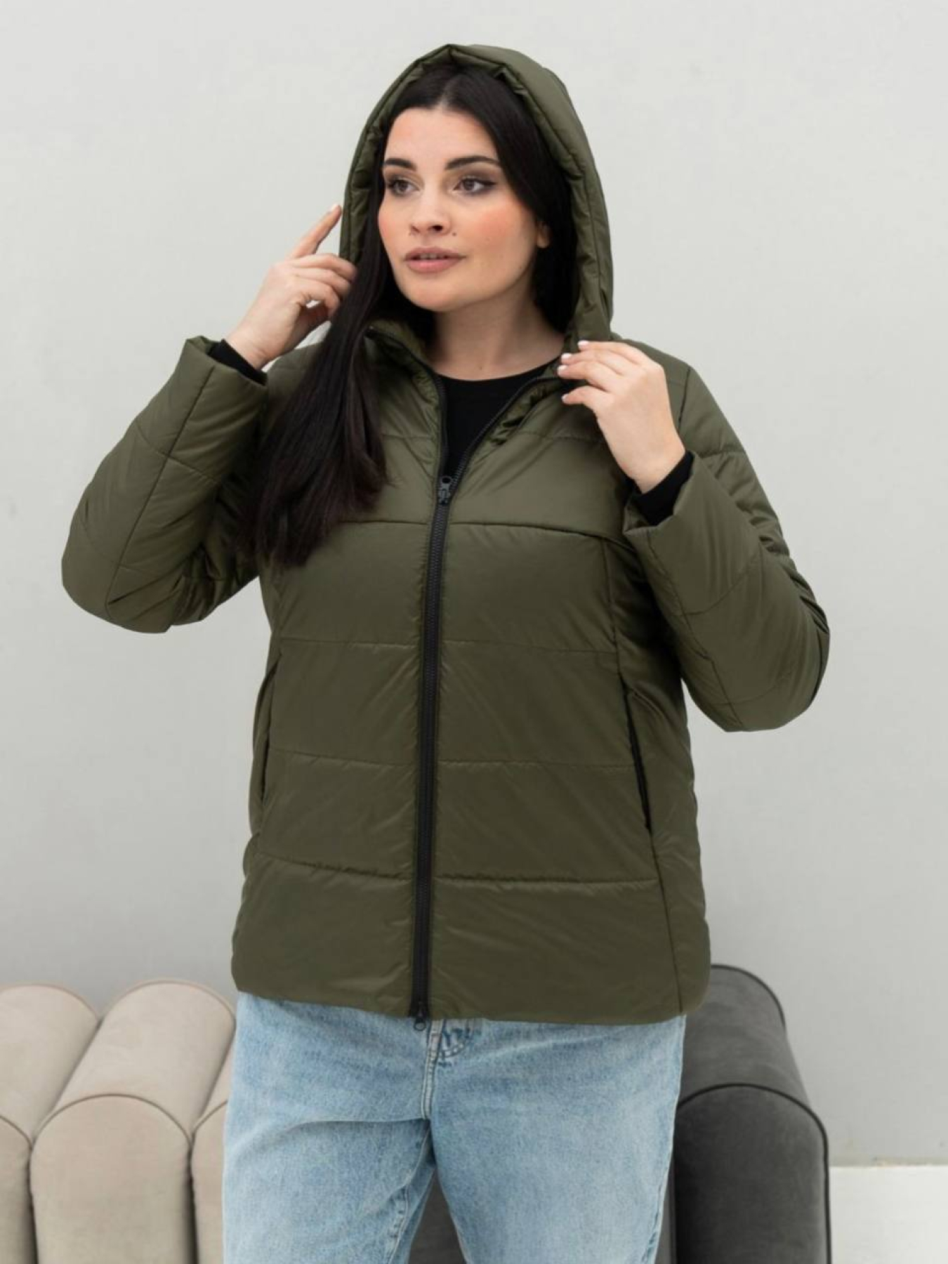 Демисезонная куртка UVENTUM модель 0009-mt-KH Фото