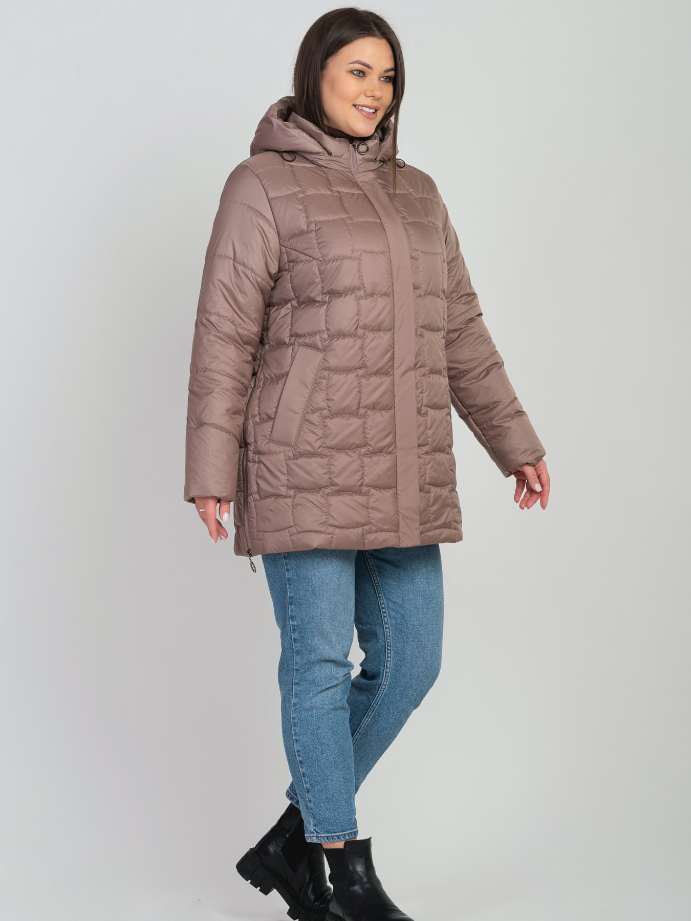 Демісезонна куртка UVENTUM модель LR-27-BEI Демісезонна куртка UVENTUM модель LR-27-BEI Фото