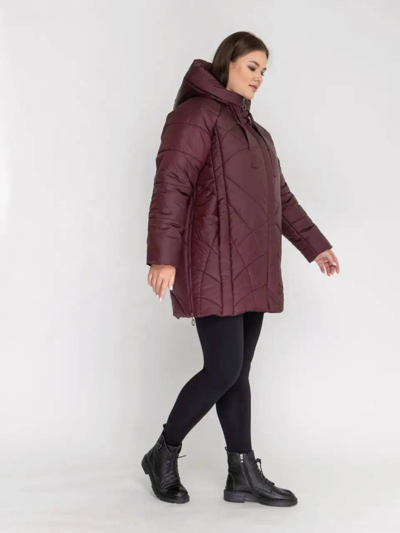 Зимняя куртка UVENTUM модель LR-174-1-BURG Зимняя куртка UVENTUM модель LR-174-1-BURG Фото