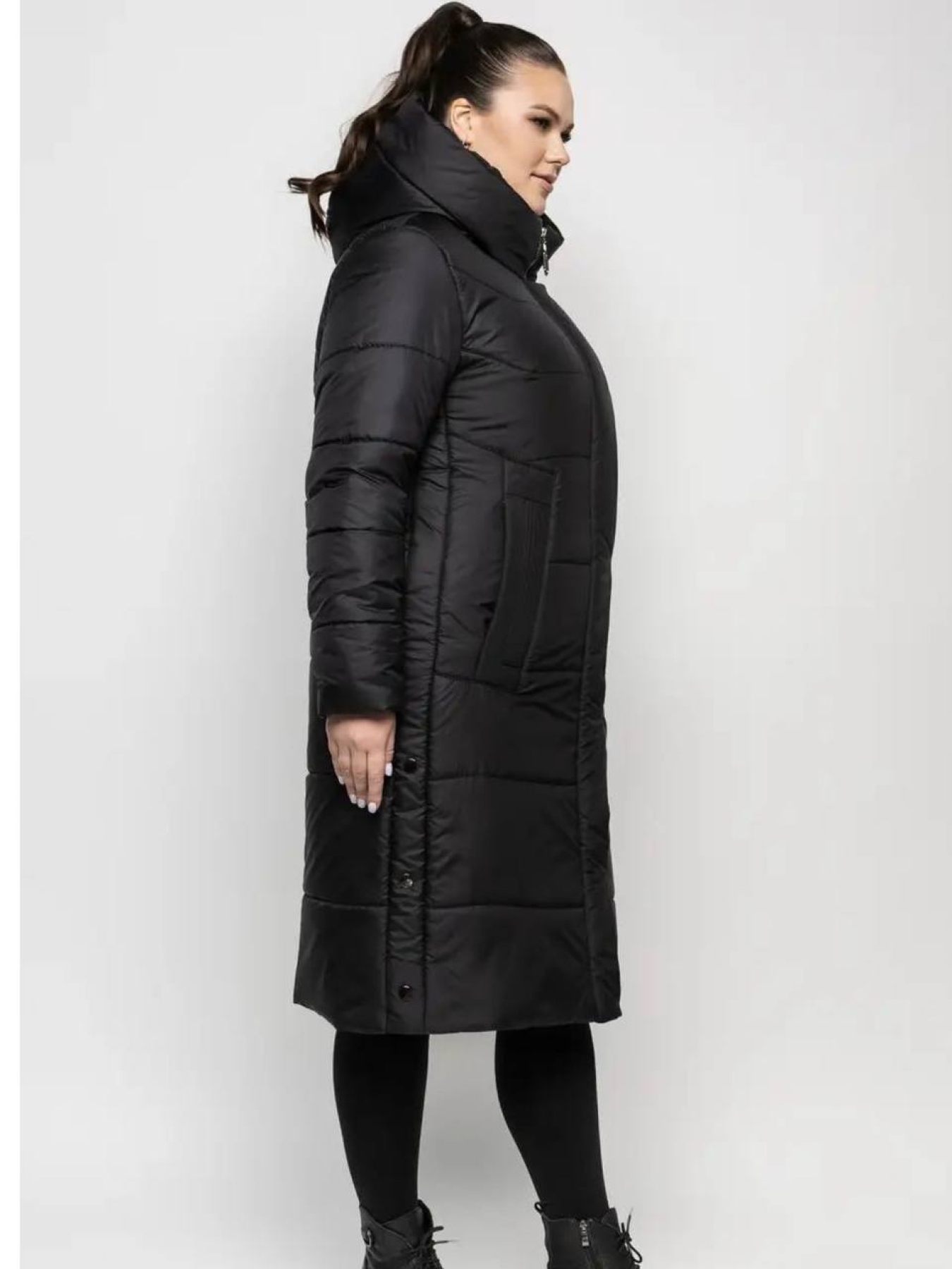 Зимняя куртка UVENTUM модель 166-1-BLC Фото