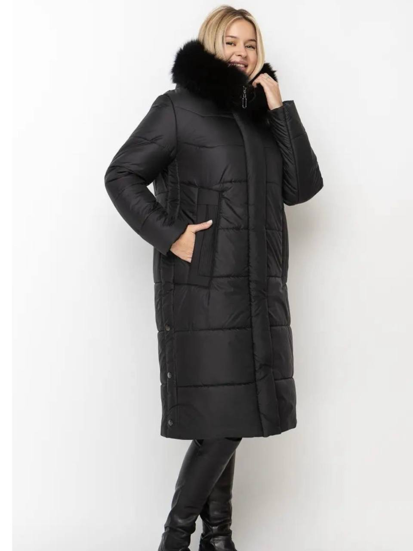 Зимняя куртка UVENTUM модель LR-166-pes-BLC Фото