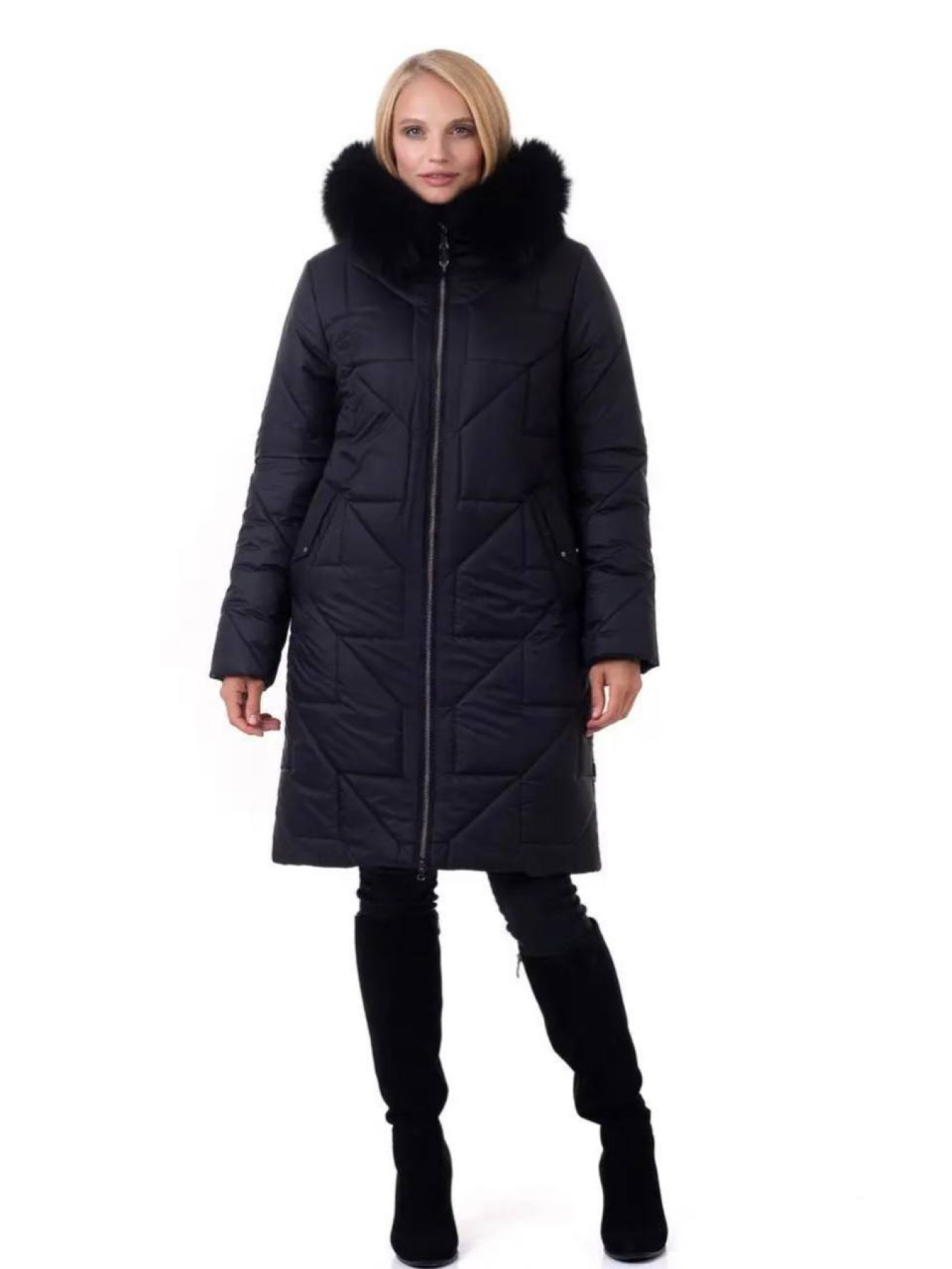 Пуховик UVENTUM модель LR-160-pes-BLC Фото