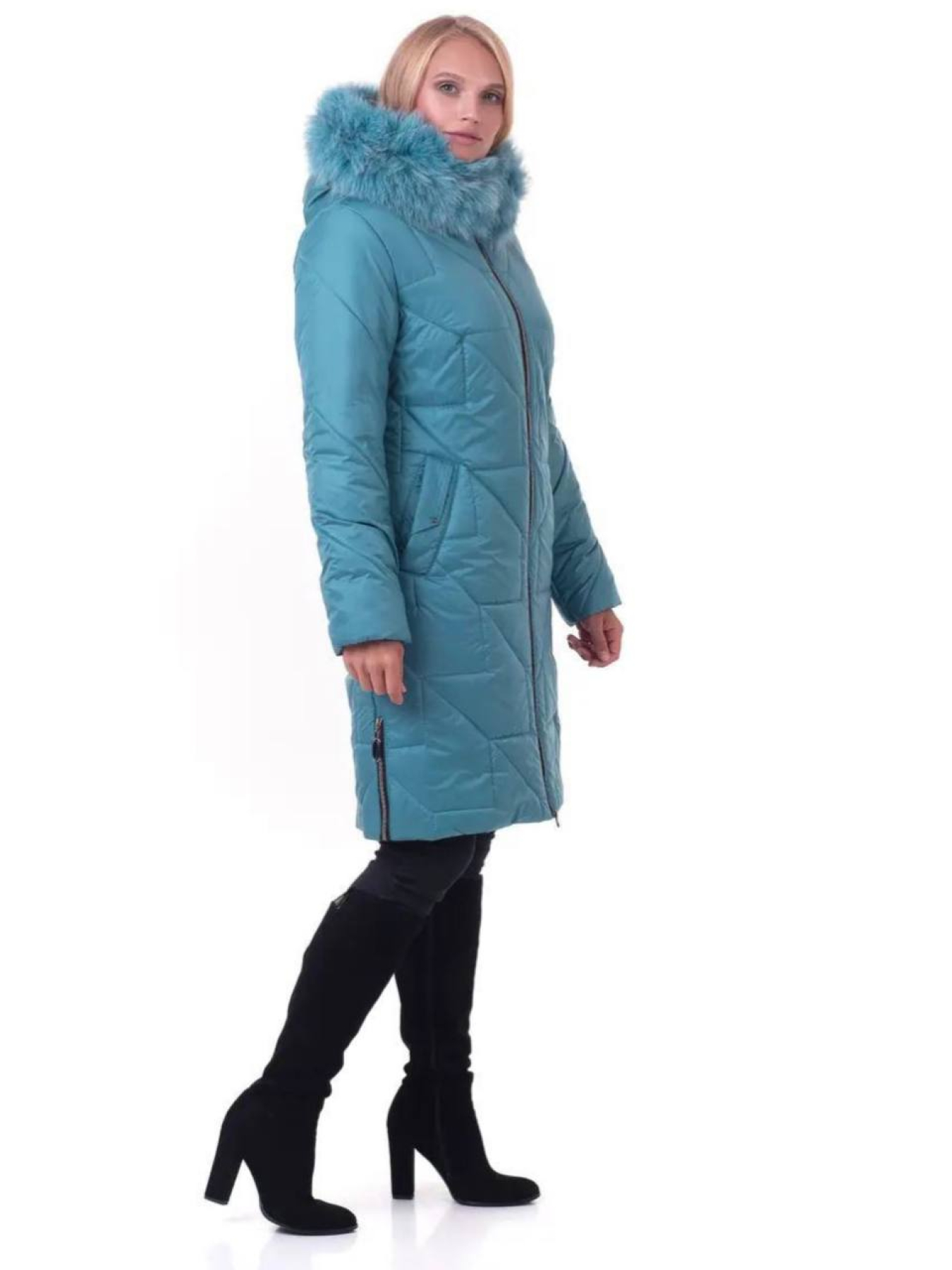 Пуховик UVENTUM модель LR-160-pes-mint Пуховик UVENTUM модель LR-160-pes-mint Фото