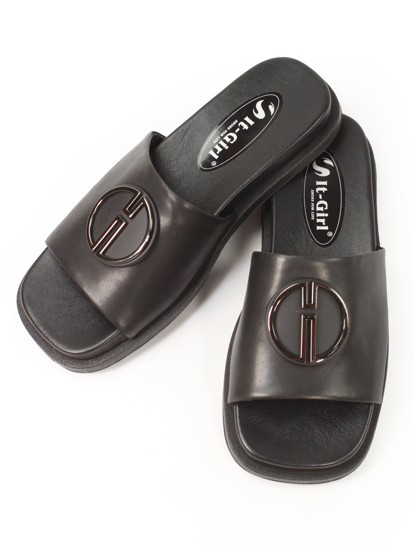 Шлепанцы It-girl модель 29726-26-black Фото