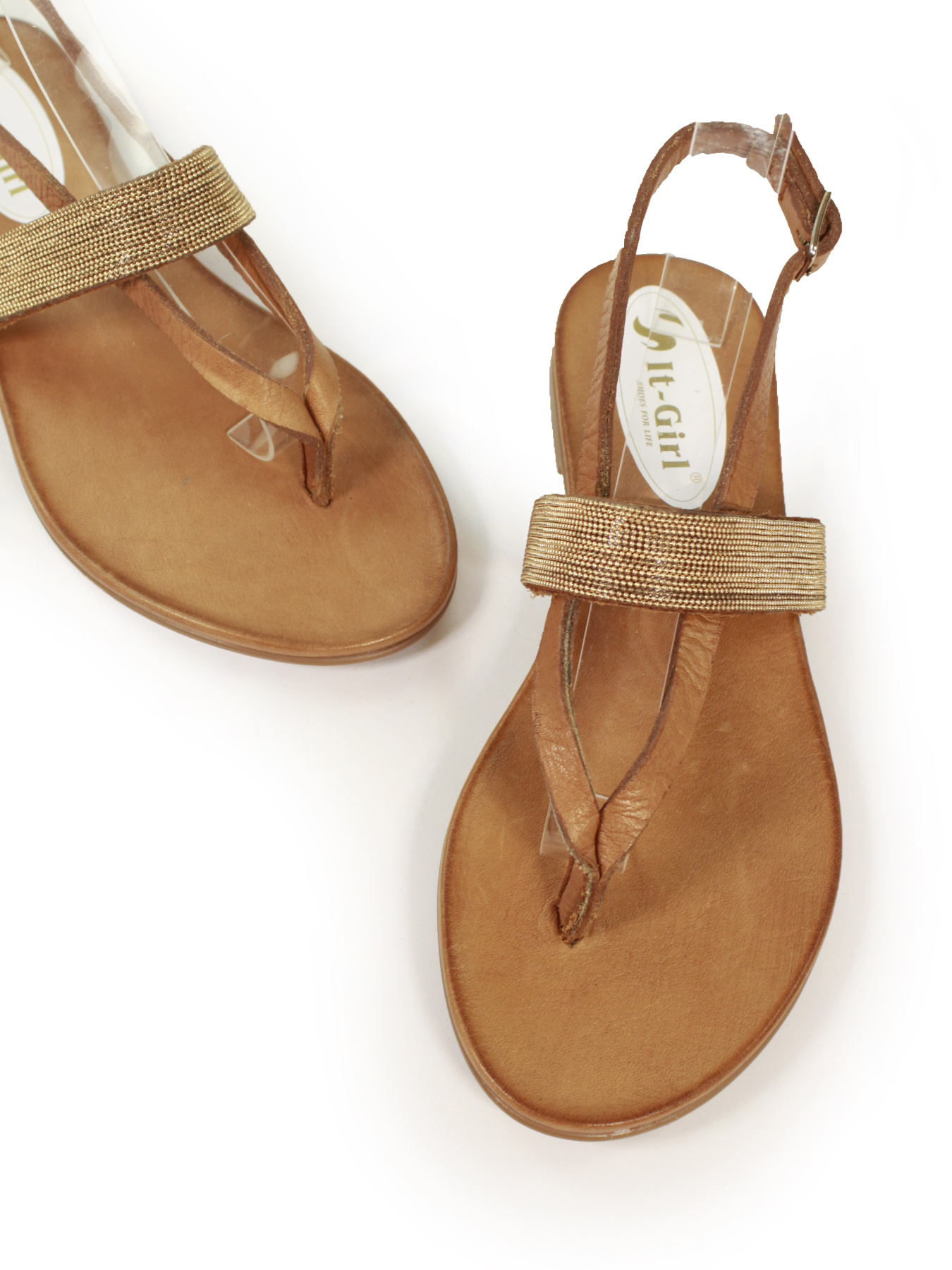 Сандалии It-girl модель 7163-brown Фото