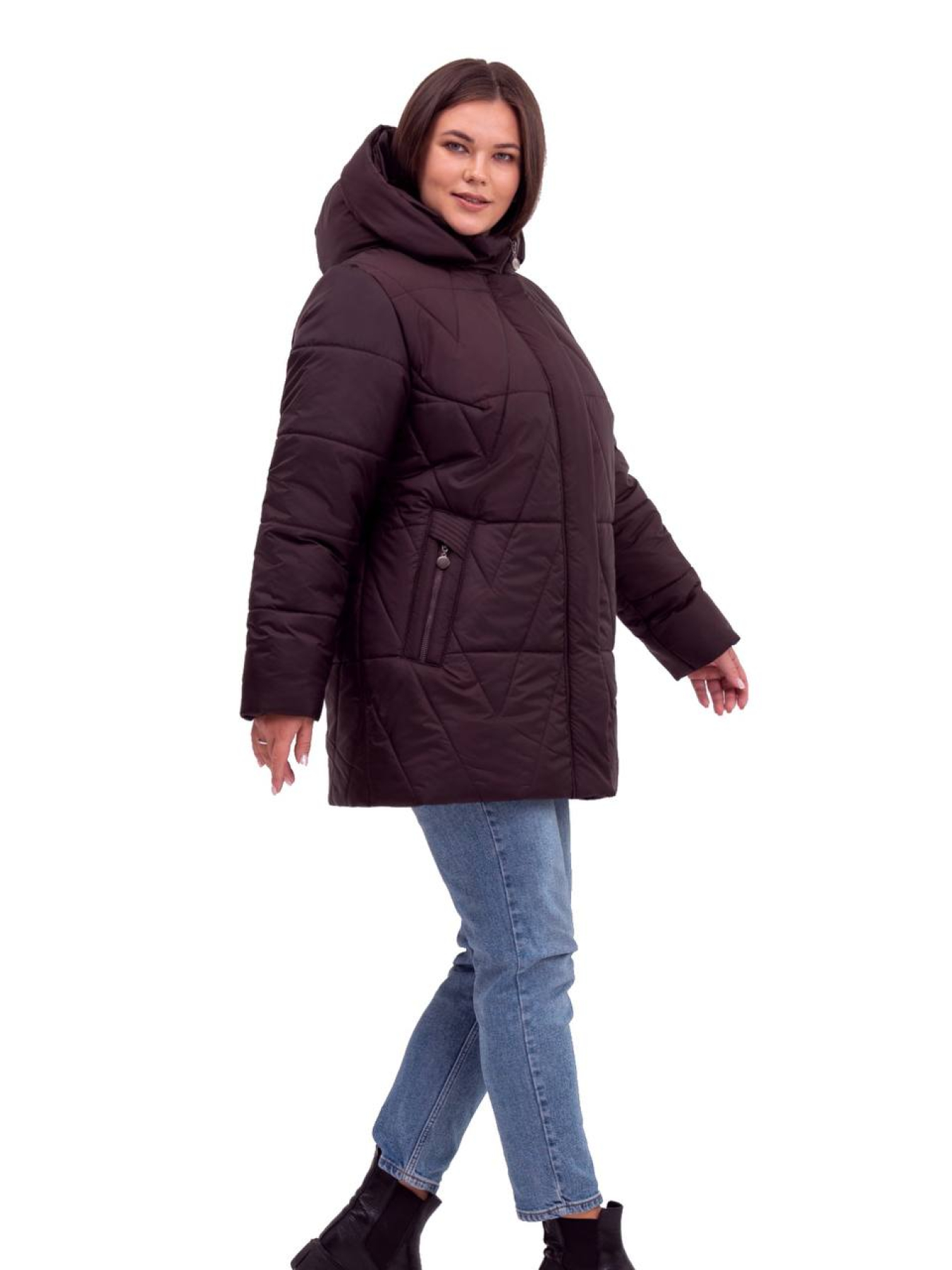 Пуховик UVENTUM модель LR-11-1-BURG Фото