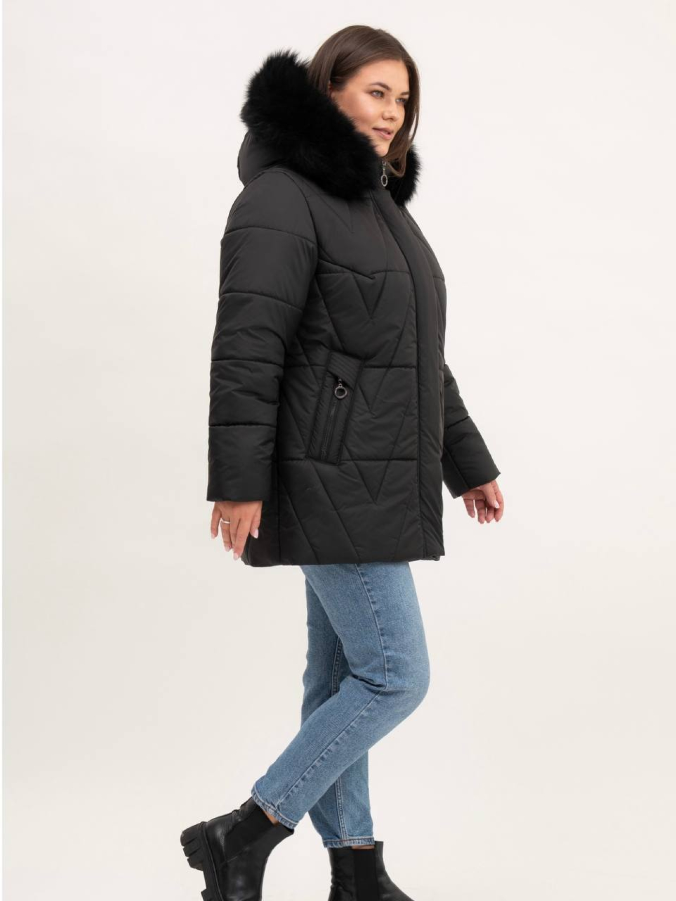 Пуховик UVENTUM модель LR-11-pes-BLC Фото