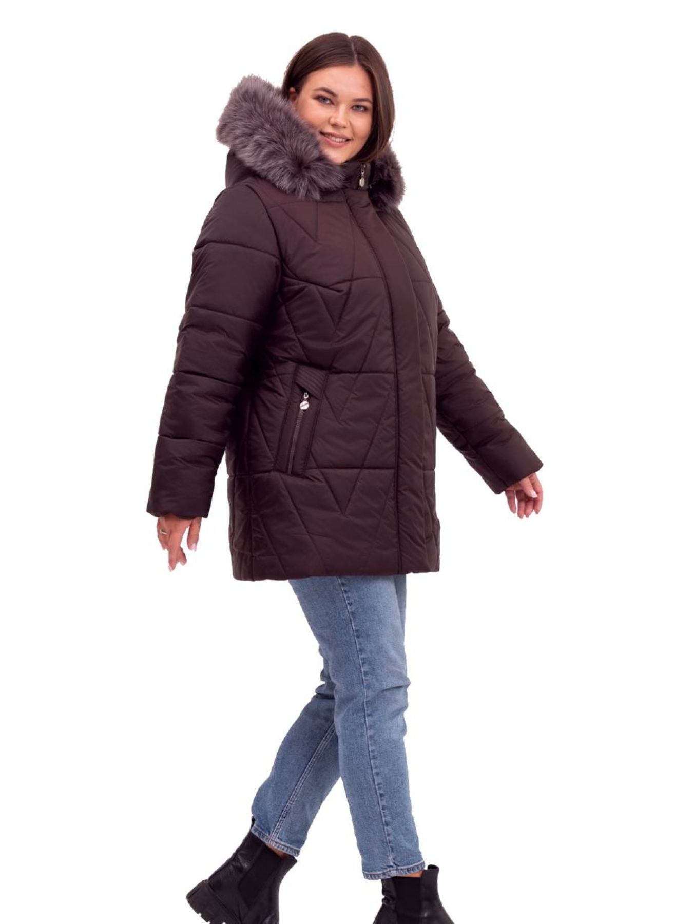 Пуховик UVENTUM модель LR-11-pes-BURG Фото