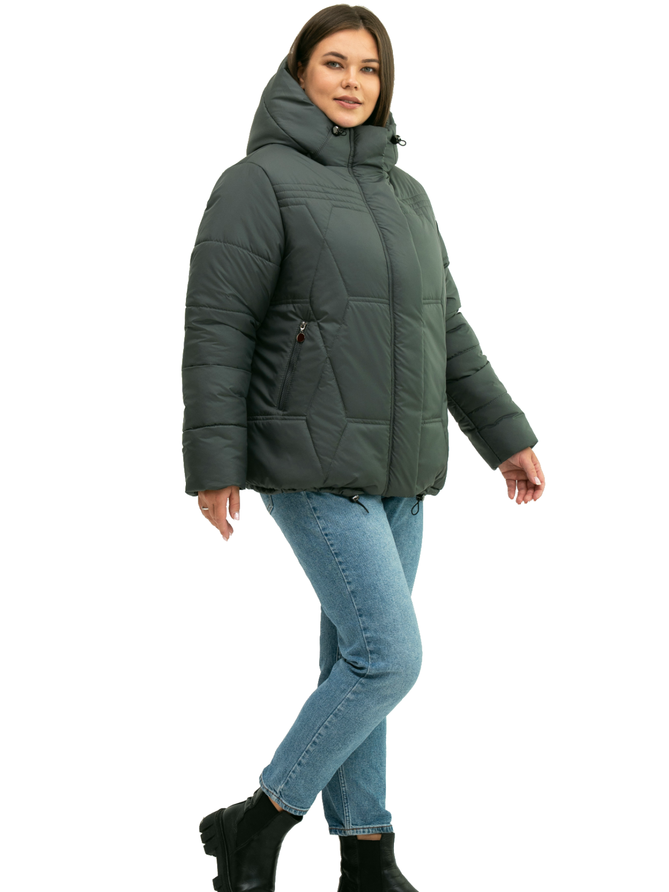 Пуховик UVENTUM модель LR-5-1-GRN Пуховик UVENTUM модель LR-5-1-GRN Фото