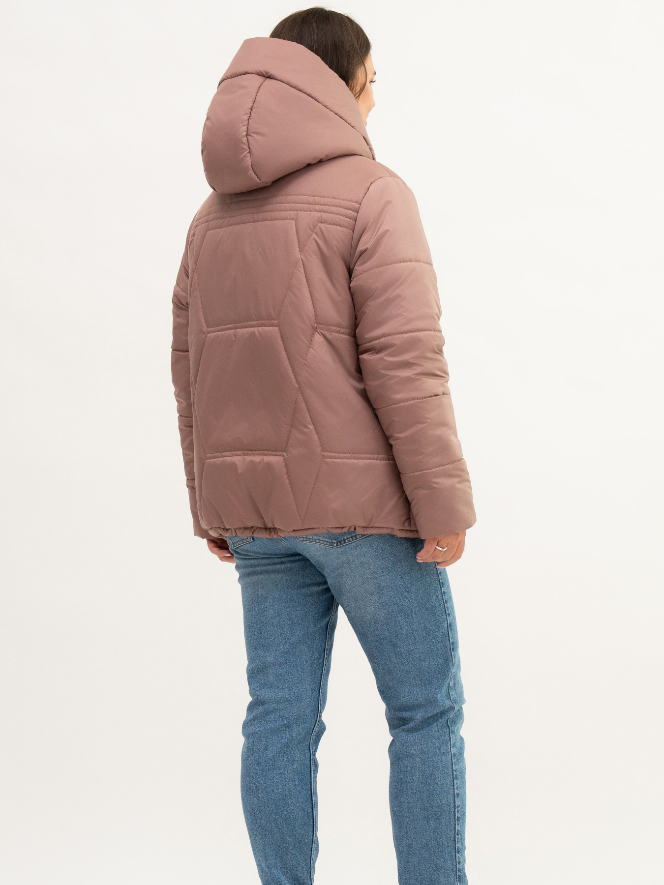 Пуховик UVENTUM модель LR-5-1-peach Пуховик UVENTUM модель LR-5-1-peach Фото