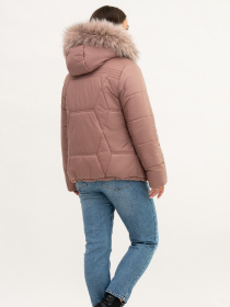Пуховик UVENTUM модель LR-5-pes-peach Фото