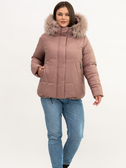 Пуховик UVENTUM модель LR-5-pes-peach Фото