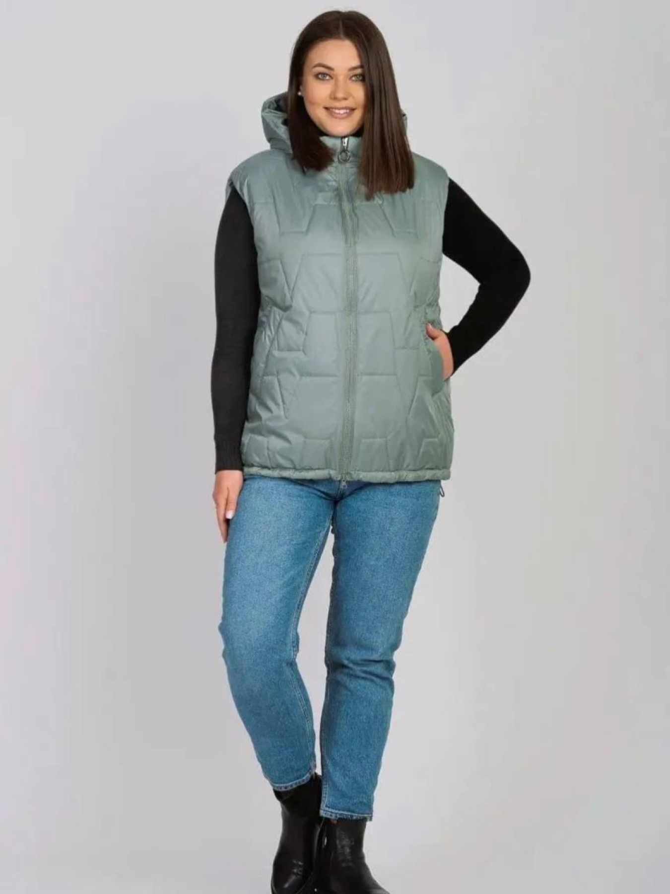 Утеплений жилет UVENTUM модель LR-10-vest-oliv Фото