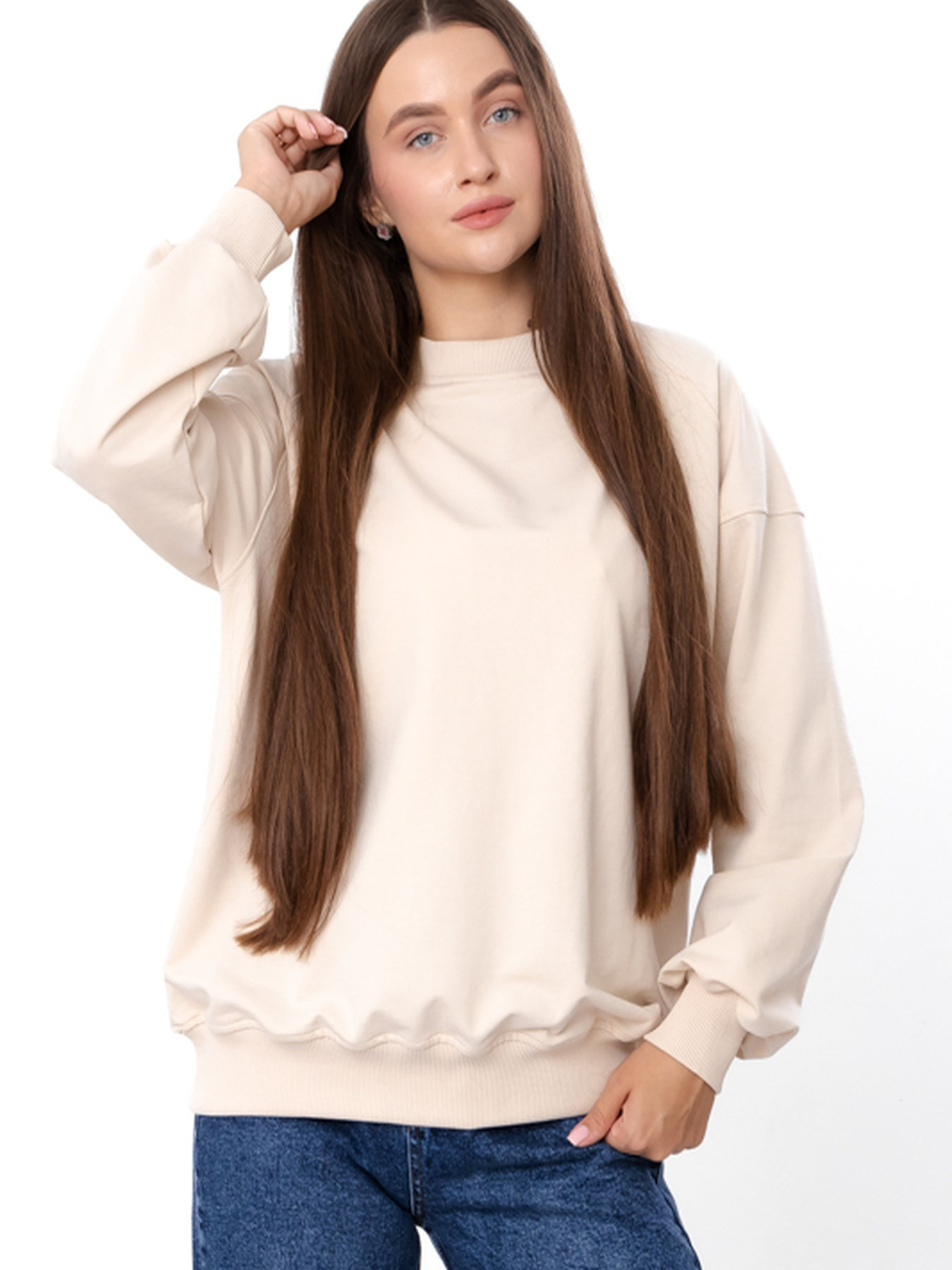 Свитшот Носи своє модель 8385-057-kremovij Фото