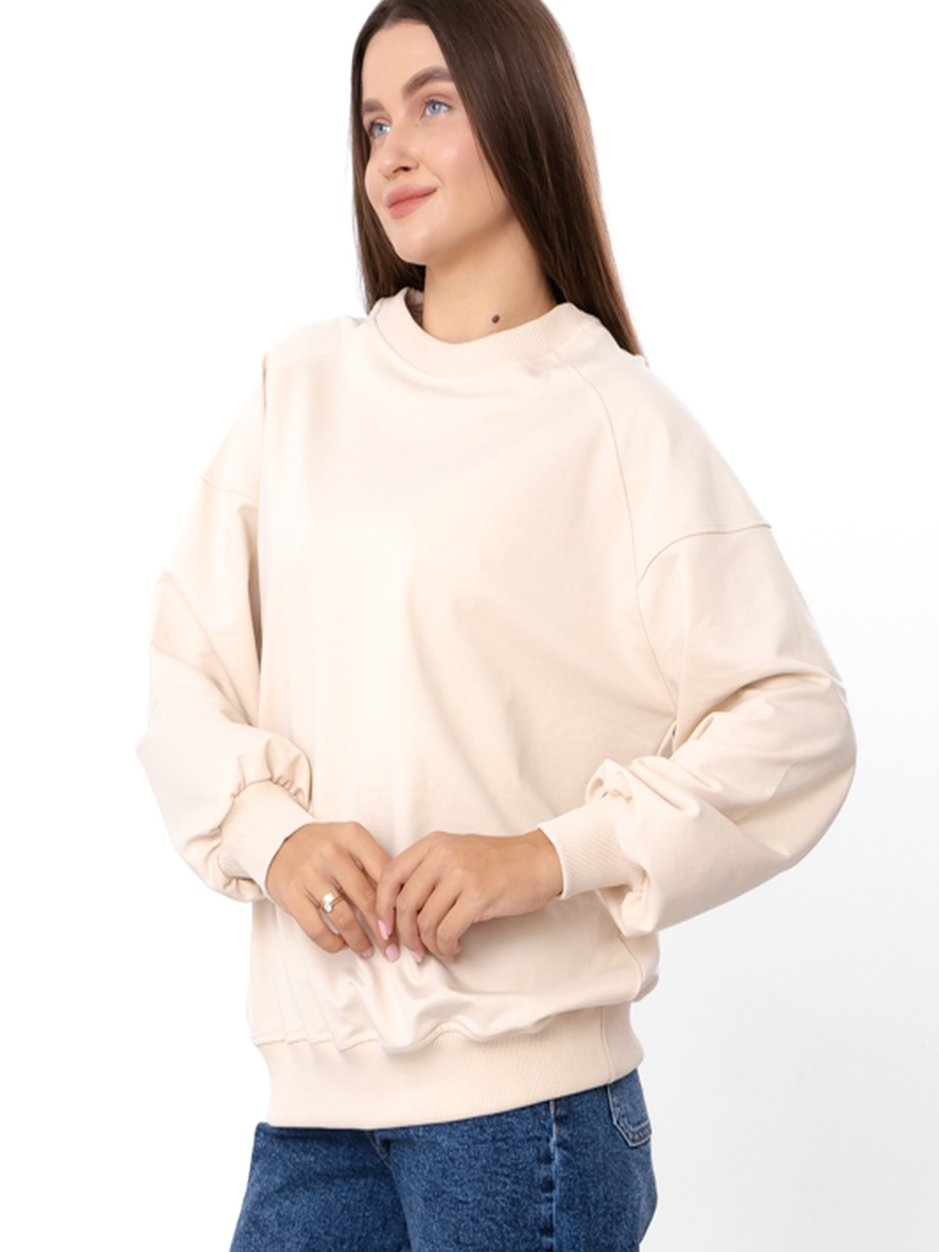 Свитшот Носи своє модель 8385-057-kremovij Свитшот Носи своє модель 8385-057-kremovij Фото