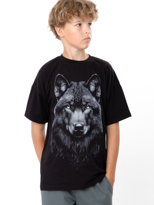 Футболка Носи своє модель 6414-036-33-1-1-chornij-vovk Фото