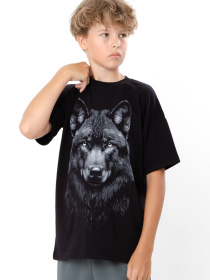 Футболка Носи своє модель 6414-036-33-1-1-chornij-vovk Фото