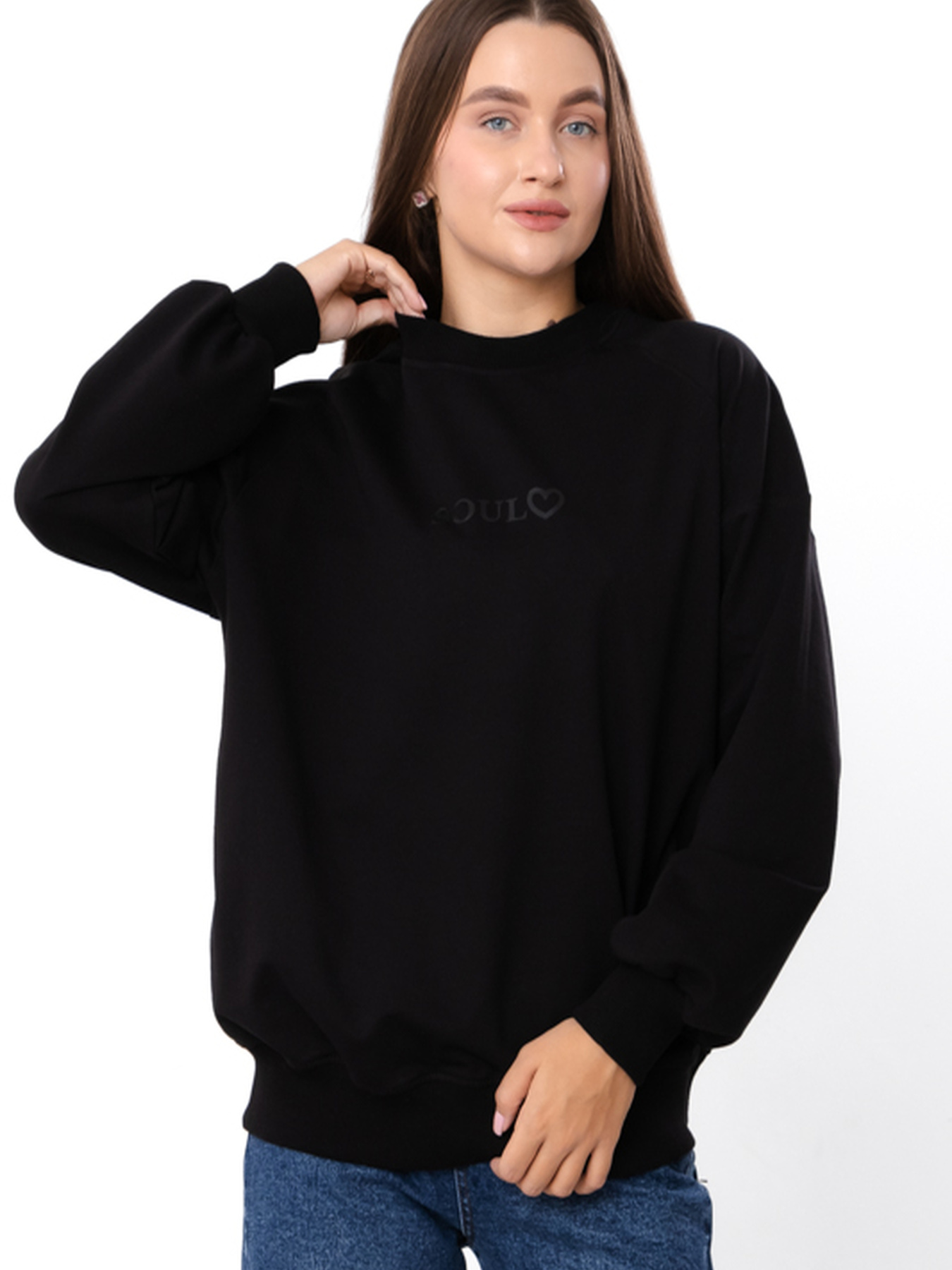 Свитшот Носи своє модель 8385-057-33-chornij-soul Фото