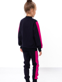 Спортивный костюм Носи своє модель 6152-057-5-chornilxno-sinj-svtlo-malinovij Фото