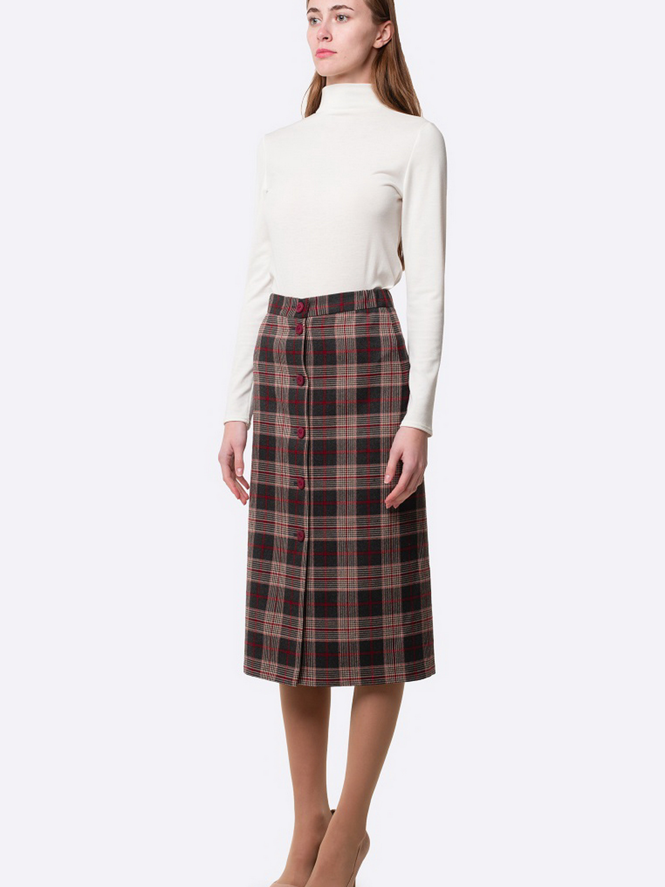 Юбка миди CAT ORANGE модель 6254 Фото