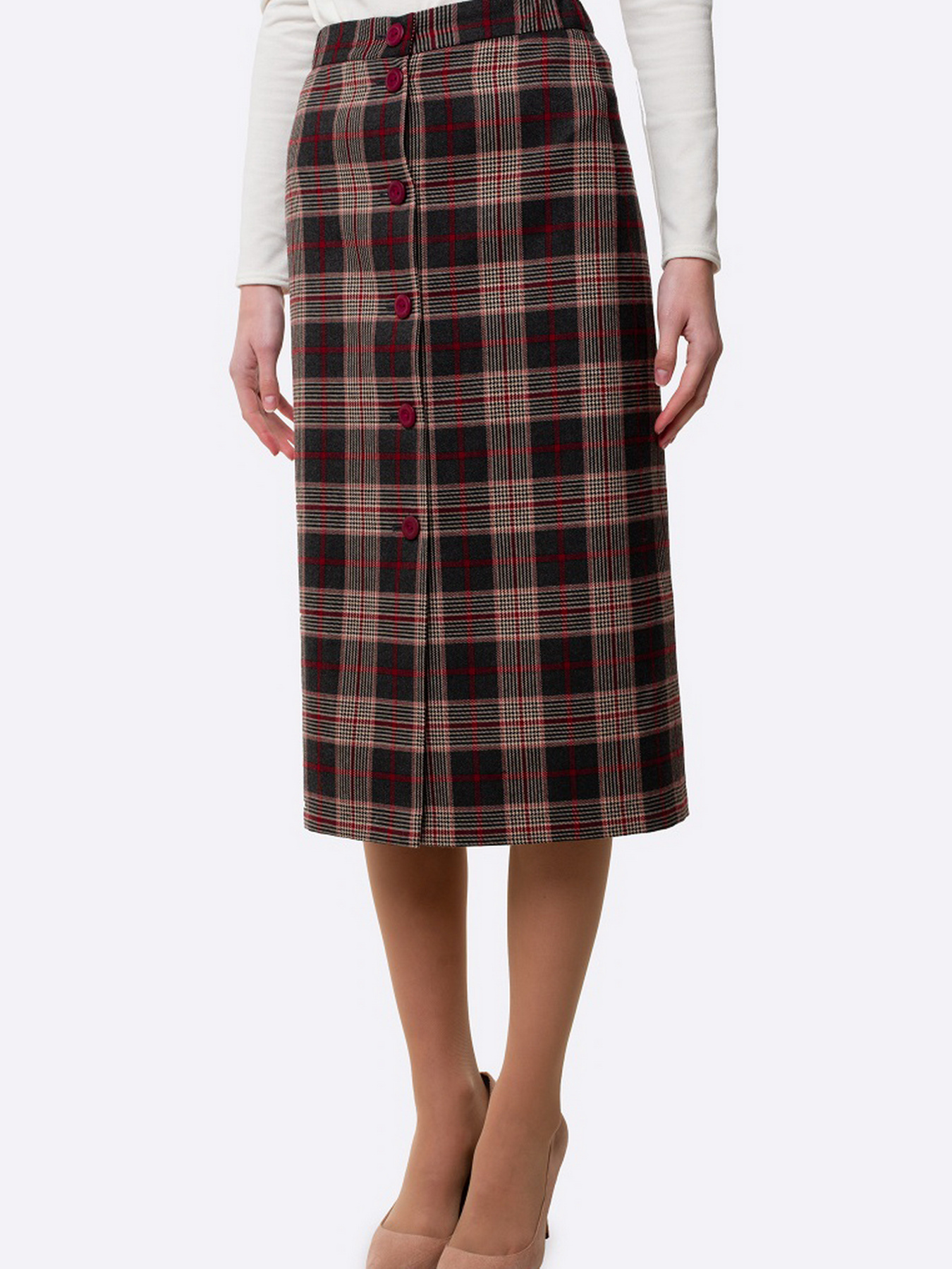 Юбка миди CAT ORANGE модель 6254 Фото