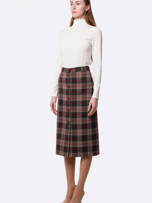 Спідниця міді CAT ORANGE модель 6254 Фото