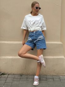 Шорти джинсові Blazh модель 9130 Фото