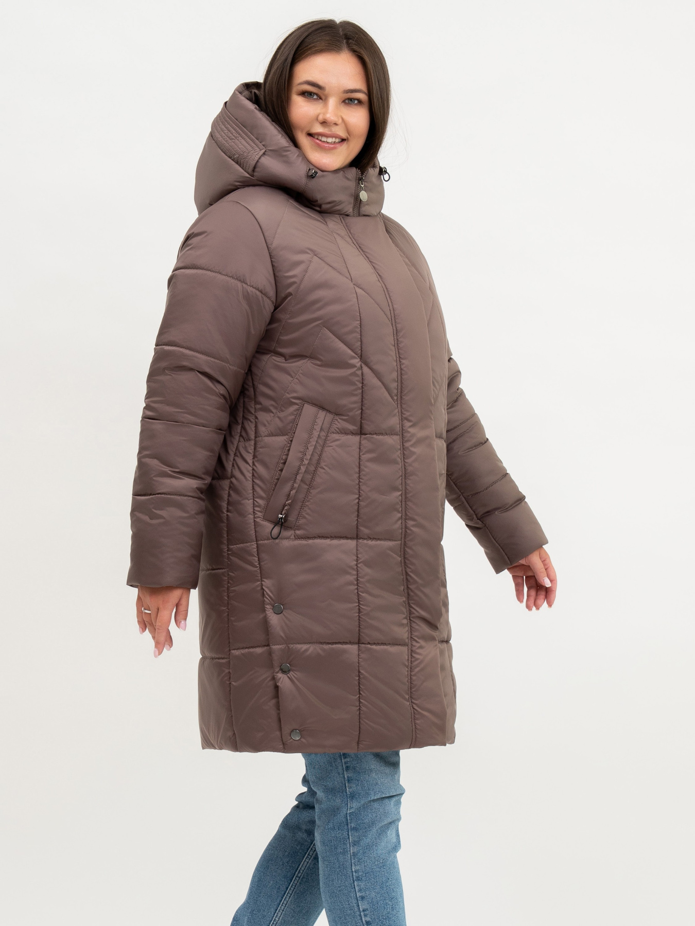 Зимова куртка UVENTUM модель Lr-8-1-mocha Фото