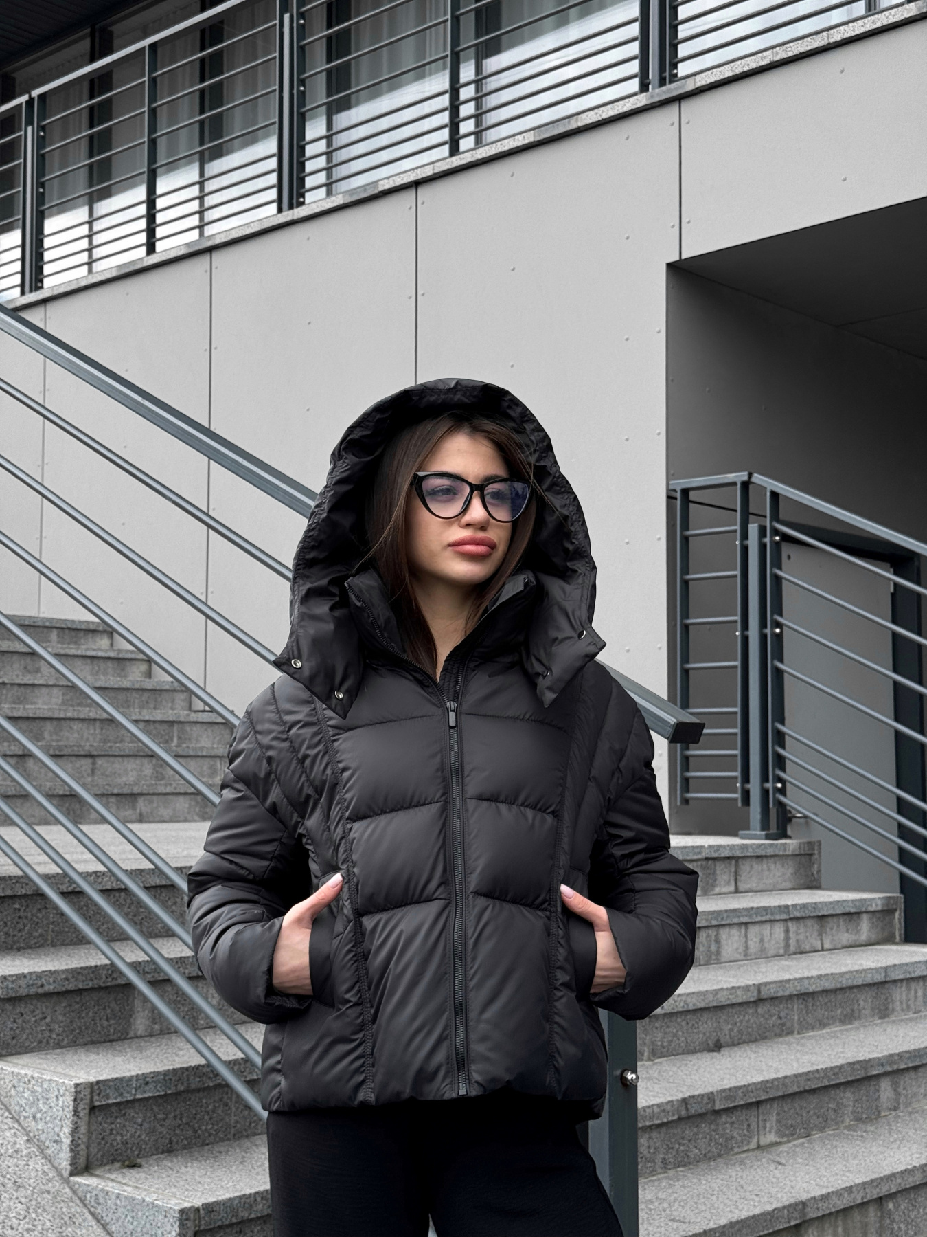 Пуховик UVENTUM модель DV-009-BLC Фото