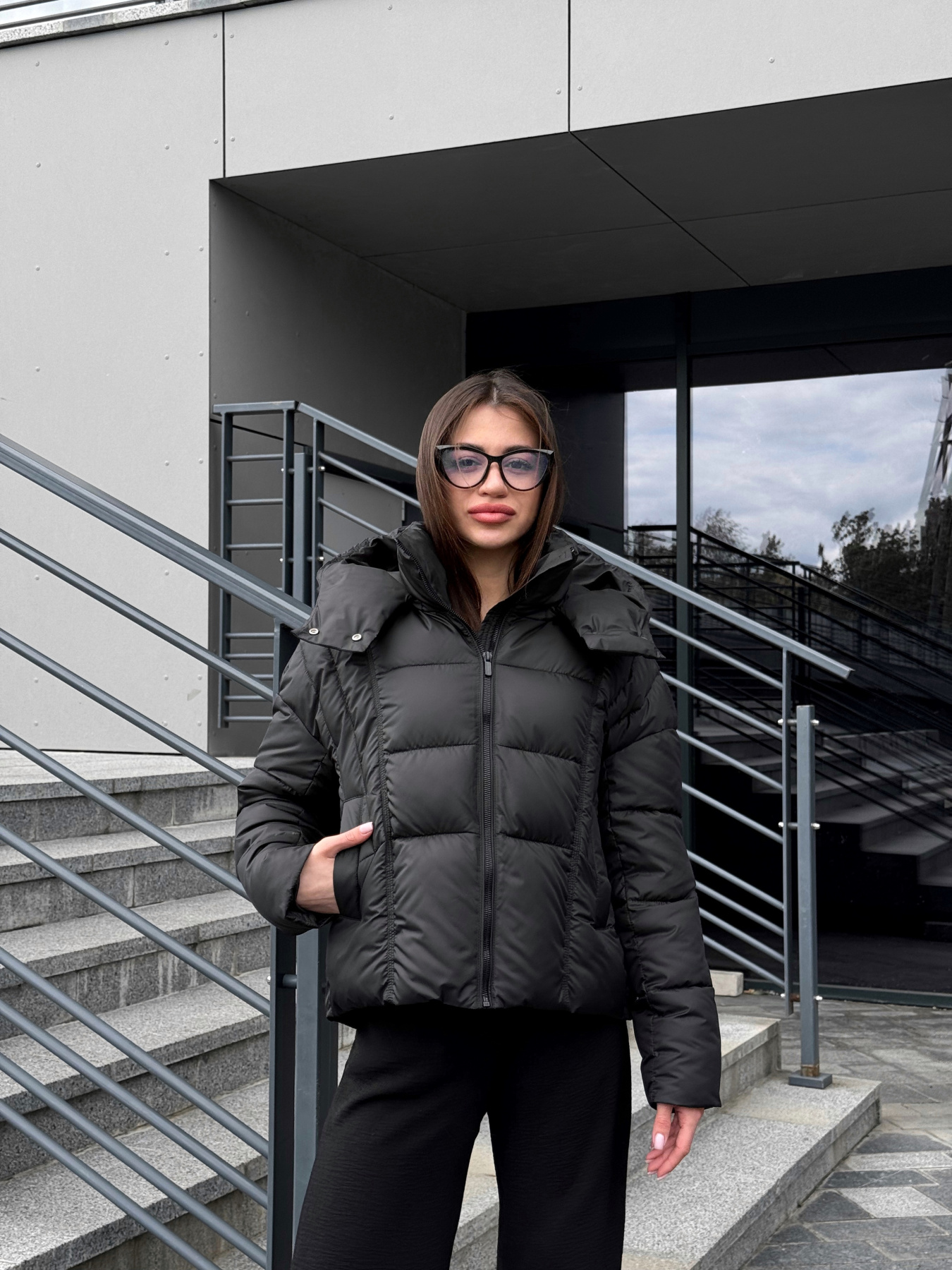 Пуховик UVENTUM модель DV-009-BLC Фото