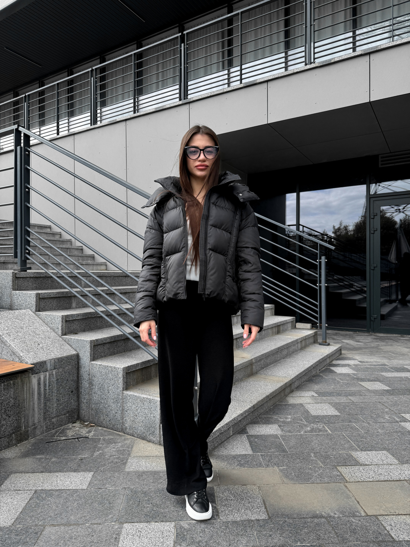 Пуховик UVENTUM модель DV-009-BLC Фото