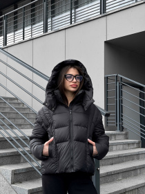 Пуховик UVENTUM модель DV-009-BLC Пуховик UVENTUM модель DV-009-BLC Фото