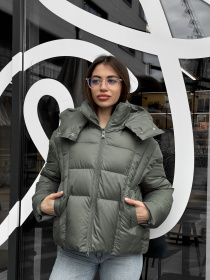 Пуховик UVENTUM модель DV-009-oliv Пуховик UVENTUM модель DV-009-oliv Фото