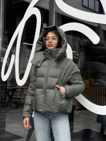 Пуховик UVENTUM модель DV-009-oliv Фото