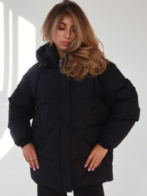 Пуховик UVENTUM модель Jackie-BLC Фото