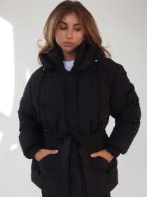 Пуховик UVENTUM модель Jackie-BLC Фото