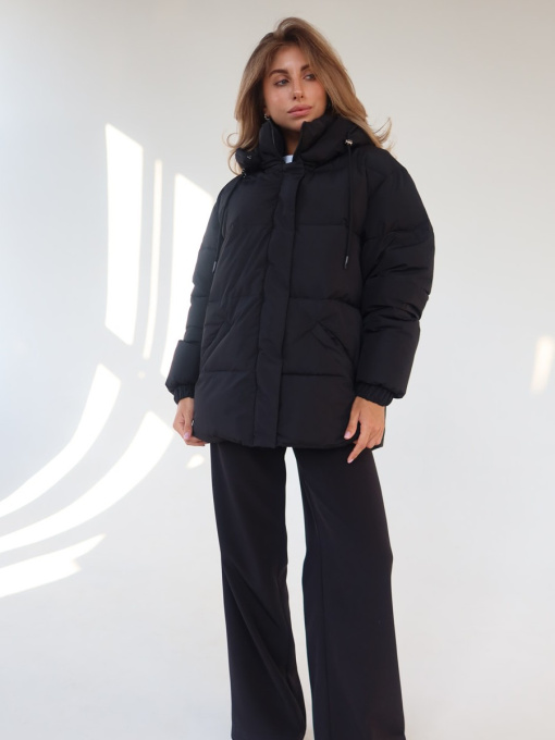 Пуховик UVENTUM модель Jackie-BLC Фото