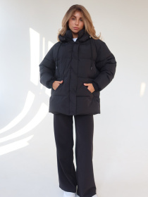Пуховик UVENTUM модель Jackie-BLC Фото
