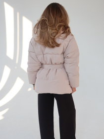 Пуховик UVENTUM модель Jackie-BEI Пуховик UVENTUM модель Jackie-BEI Фото