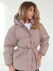 Пуховик UVENTUM модель Jackie-mocha Пуховик UVENTUM модель Jackie-mocha Фото