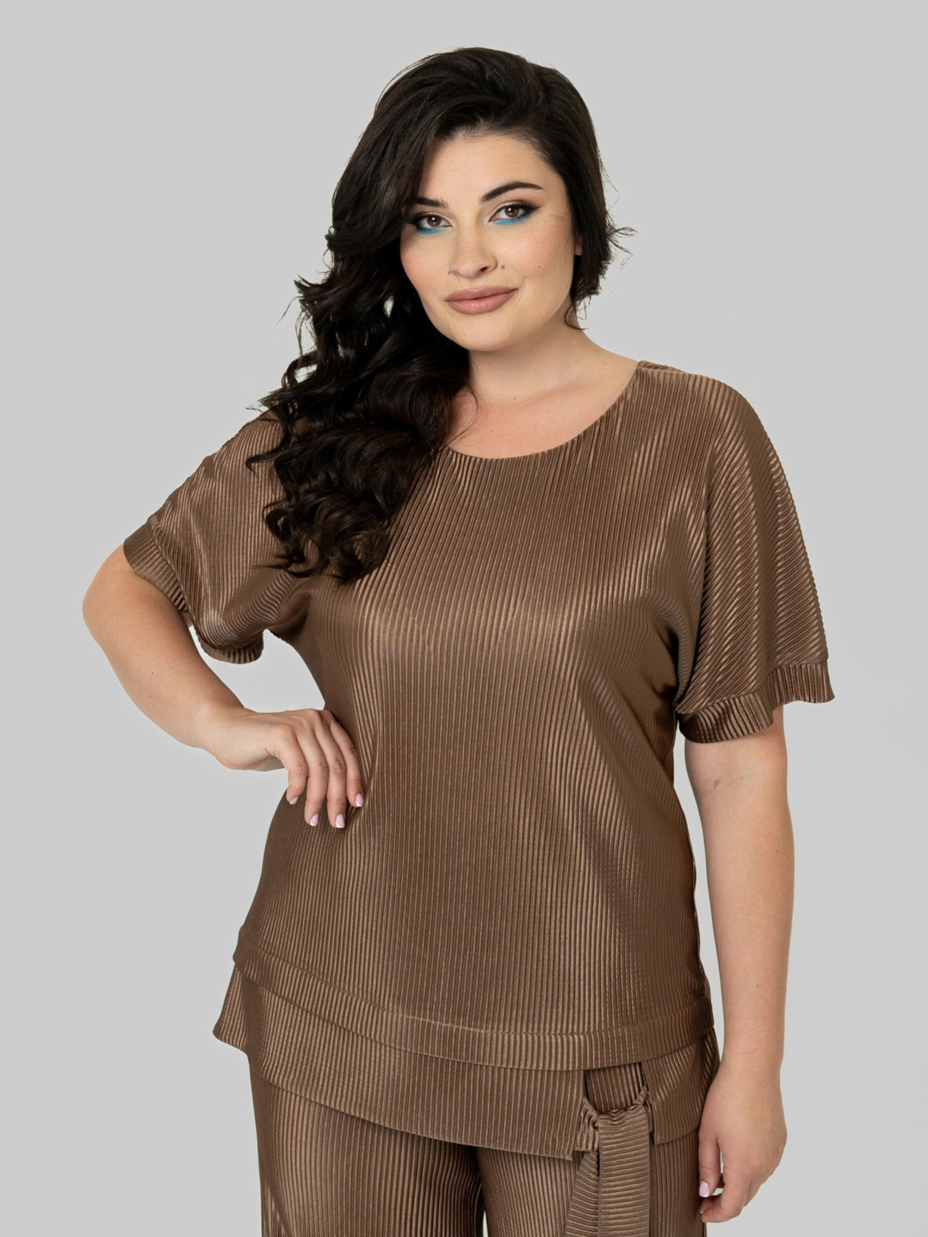 Костюм All Posa модель ap102504p-shokolad Фото