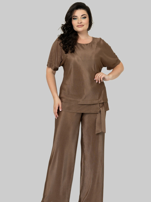 Повсякденний костюм All Posa модель ap102504p-shokolad Повсякденний костюм All Posa модель ap102504p-shokolad Фото