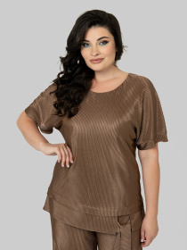 Повседневный костюм All Posa модель ap102504p-shokolad Фото