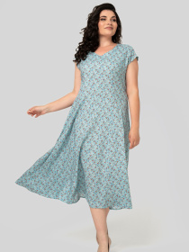 Платье миди All Posa модель ap102554p-m-qta Фото